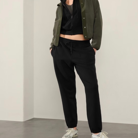 Athleta Easy Fleece Mid Rise Jogger - Picture 1 of 7